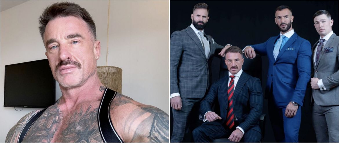 Comeback studio :  L'ex-super porn star gay britannique Ross Hurston retourne au sein de MenAtPlay