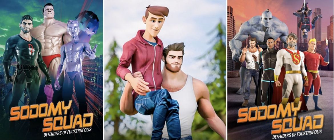 « Sodomy Squad » : Du super-héros X gay en animation 3D, c’est sur PinkX, à partir du 15 novembre, minuit