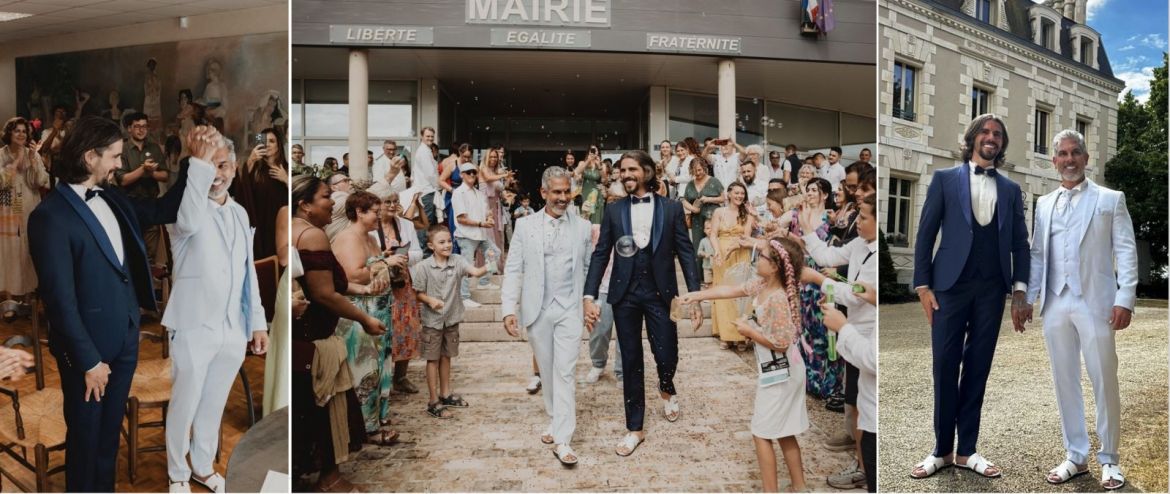 Valentin Amour & Marcelo Caiazzo : Un mariage fastueux en France !!!