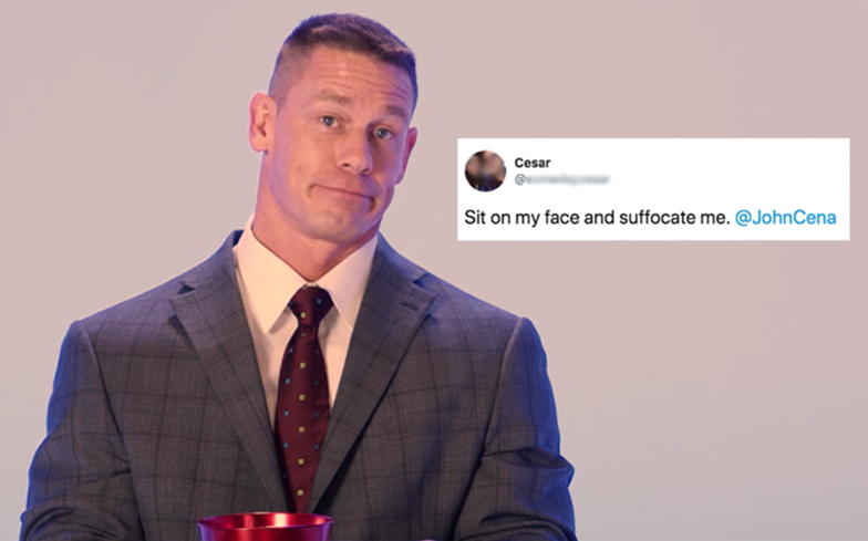 John Cena lit des tweets de fans gay, et ils sont très sexy !