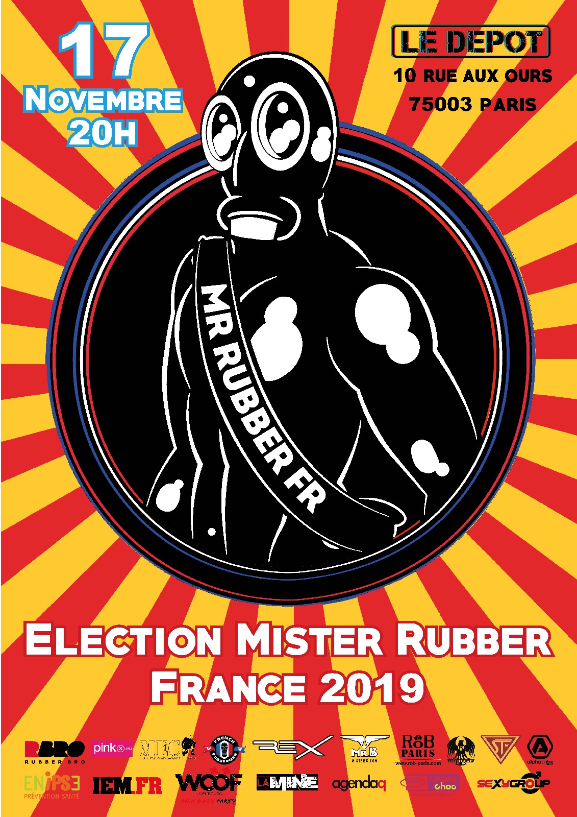 Election Mister Rubber France 2019