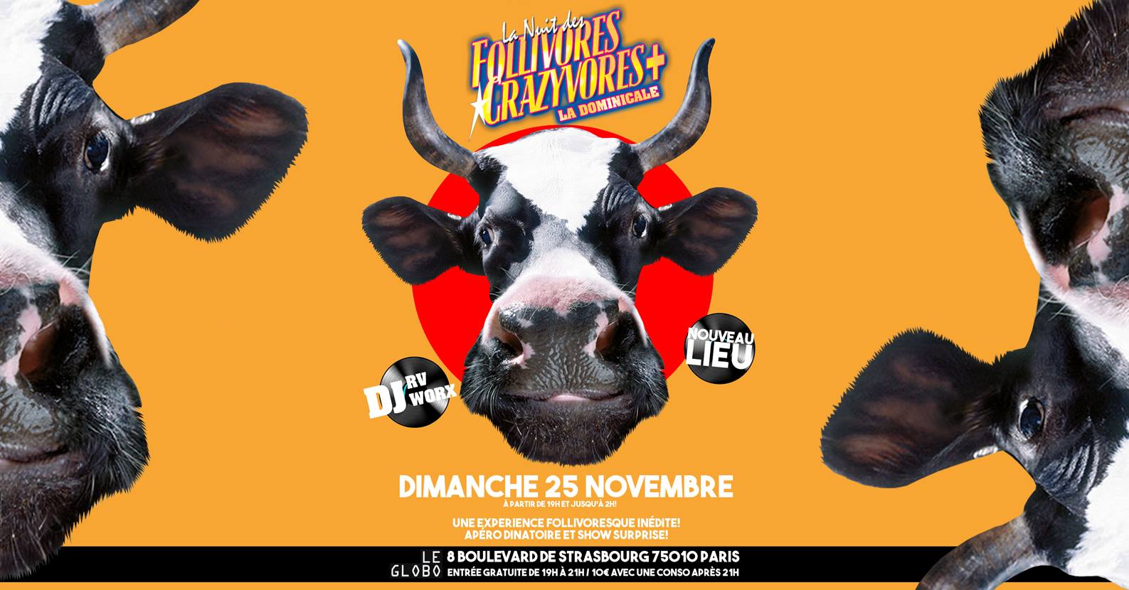 La Nuit des Follivores / Crazyvores + #La Dominicale 25 Novembre