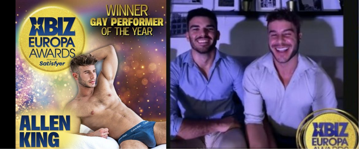 « XBIZ Europa Awards 2021 » : Allen King consacré meilleur performeur gay de l’année !